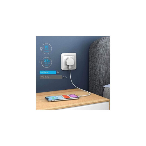 Φορτιστής USB για iPhone, 2 τεμάχια βυσμάτων USB, γρήγορος φορ 1