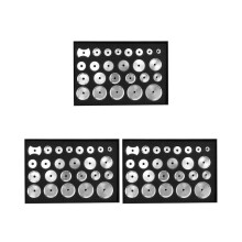 75Pcs Watch Back Case Metal Aluminum Closer Press Dies Watch Repair Tool