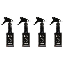 4 x 650 ml kapperssprayfles voor salon, kapper, haarsnijgereedschap, zwart