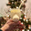 Julsemesterfilmmugg Glasvågig dubbelskiktad glasmugg 3