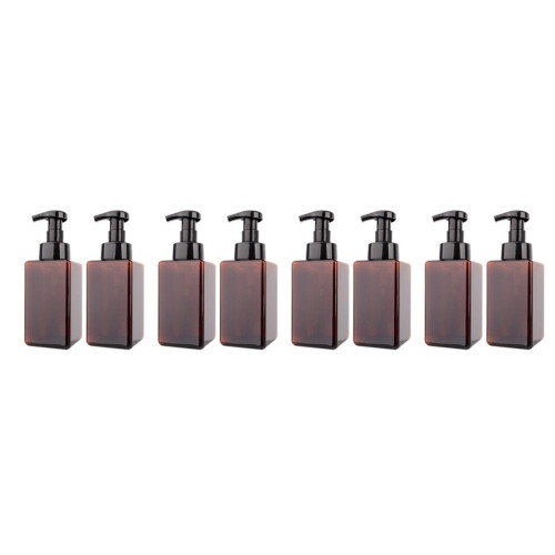 8 Pack Foaming Soap Dispenser 15Oz Refillable Foam Liquid Hand Soap Empty Plastic Pump Bottle Container