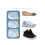 Adjustable 3-Layer Height Increase Insoles, Adjustable XO-Style Legs for Leg Length Discrepancy-S 4