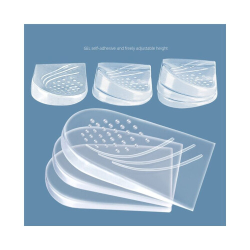Adjustable 3-Layer Height Increase Insoles, Adjustable XO-Style Legs for Leg Length Discrepancy-S 1