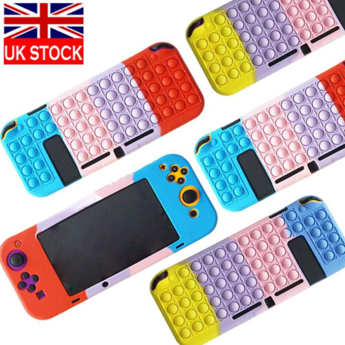 (05) Silicone Case for Nintendo Switch With Pop it Fidget Toy 5 Types 2