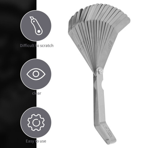 3 Pcs Engine Valve Screw Adjusting Spanner Tool Valve Clearance Adjustment Tools + Feeler Gauge 0.005 2