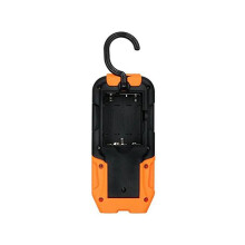 Draagbare LED-werklamp met ophanghaak en magneetsluiting, werkt op batterijen, compacte werklamp.