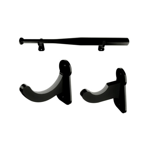 1 Pair Acrylic Baseball Wall Mounted Holder Baseball Bat Display Softball Bats Rack Collection Bracket
