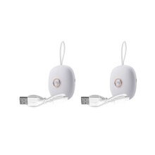 2X Vibrating Alarm Clock for Heavy Sleepers Hearing Impaired Deaf Teens, Charge Operated for Travel