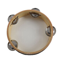 10 x 6 pulgadas, material didáctico para la educación infantil, pandereta de mano para percusión y danza.