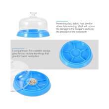 5X 6 Slots Watch Dust Sheet Cover with Tray Watch Movement Repair Tool Jewelry Tools Protector Watchmaker