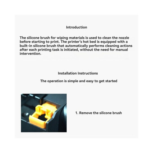 Υαλοκαθαριστήρας ακροφυσίου για H2D Hotend για H2D Hotend Εργαλ 2