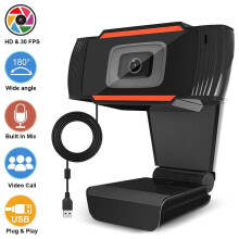 1080p HD-webcam, hoge resolutie, plug-and-play, ingebouwde microfoon