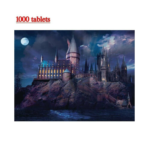 1000 τεμάχια παζλ κάστρου Hogwarts Χάρι Πότερ για παιδιά, οικ 1