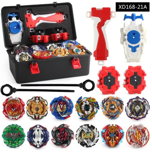 12 τεμάχια Beyblade Burst Evolution Starter με λαβή, παιχνίδι μάχης Launcher 1
