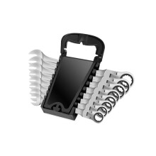 8pcs Bidirectional Movable Ratchet Wrench Quick Manual Dual-Purpose Wrench 8pc [8/10/12/13/14/16/17/18]