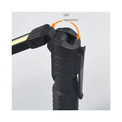 COB Foldable Flashlight LED Work Light 7 Modes Magnetic USB Rechargeable Torch Portable Working Flash 2