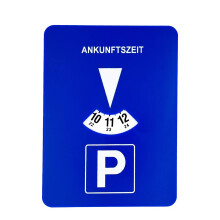 Minuteur de stationnement numérique bleu, horloge portable en plastique pour voiture