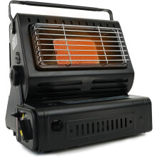 Aquecedor a gás portátil, ajustável, com refletor orientável para jardim e camping