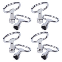 Key Slot for Bolt Triple-Cornered Triangular Metal Panel 8 mm 8Pcs