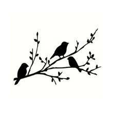 Metalen wanddecoratie met vogel op een tak, perfect als housewarmingcadeau. Rustieke wanddecoratie met