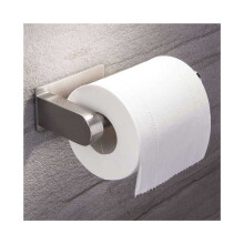 5x Zelfklevende toiletpapierhouder - Toiletpapierhouder voor de badkamer, zonder boren, roestvrij staal