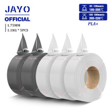 JAYO PLA Plus Nachfüllfilament, 1,75 mm, Grau + Weiß, für 3D-Drucker