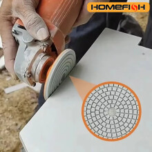 Disque de polissage et de chanfreinage en diamant 80 mm, pour meuleuse d'angle, carrelage, marbre et pierre