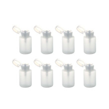 8 x 150 ml kynsienkoristelun meikkilakka muovinen pumppuannostelija pullonpoistaja valkoinen