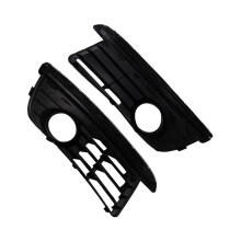 Front Grills Bumper Fog Lights Cover Lamp Frame Trim Front Grille Bumper Housing for MK5 2006-2010