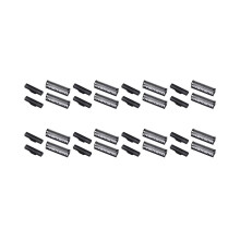 8-delige set scheerbladen voor Kemei -1102 elektrische tondeuse, onderdelen, zilverkleurig.