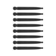 8x Traditionele Thaise voetmassage-reflexologiestick, zwart