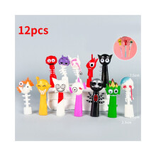 (12 stuks C) Robot Incredibox Sprunki Actiefiguur Model Cartoon Speelgoed Cadeau Kinderdecoratie