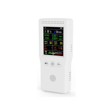 9-in-1 luchtkwaliteitsmonitor met LCD-display, hoge precisie, meet PM2.5, PM10, HCHO, TVOC, CO, CO2,
