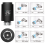 Tuya ZigBee Smart Radiator Actuator TRV Programmeerbaar Zwart 4
