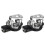 Universal 2X a Pillar Hood Led Work Light Bar Mount Bracket Clamp Holder Offroad 2