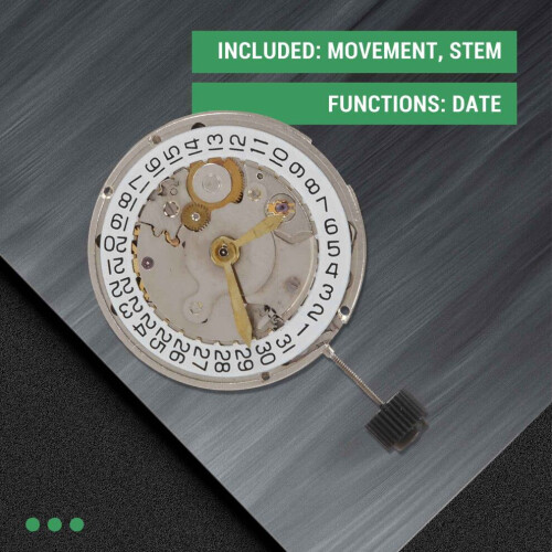 Direct Replacement Shanghai 2824 Movement Date Automatic Mechanical Movement Mens Watch 2
