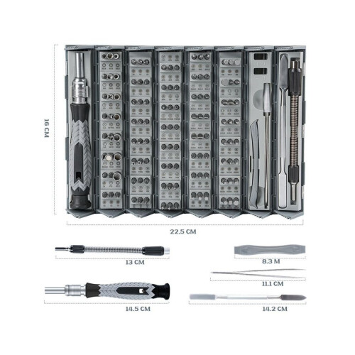 Precision Screwdriver Set 126-In-1 Professional Maintenance Tool Set 1