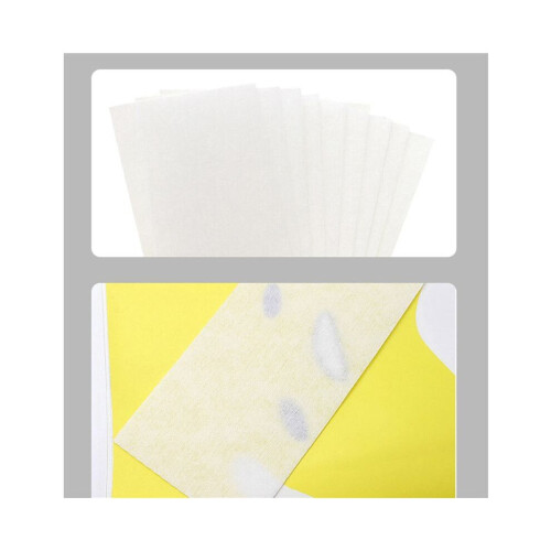 DOLL WAX 300 τεμάχια Χαρτιά αποτρίχωσης, μη υφασμένο ύφασμα 1