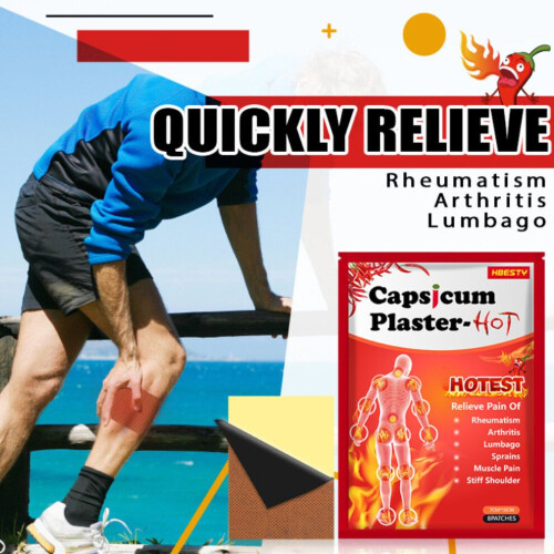 16 τεμάχια επίθεμα Capsicum Hot Pain Plaster για την ανακούφιση από 1