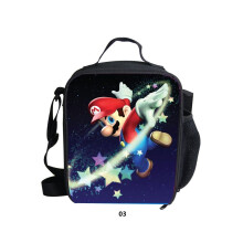 (03) Super Mario geïsoleerde lunchtas, picknicklunchbox, schoollunchbox, buitensporttas