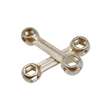 Bone Shape Hexagon Wrench Multipurpose 6-15mm 10 Holes Cycling Spanner Portable Bicycle Bike Repair