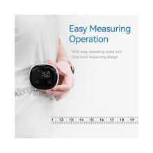 Lichaamsmeetlint met app, lichaamsmeetlint voor fitness en gewichtsverlies, LED-display
