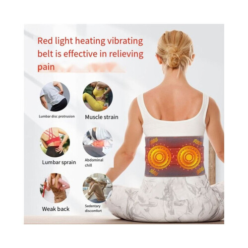 Rechargeable Heating Massage Belt Warm Compress Heating Belt Controller Red Light Heating Belt Warmer 1