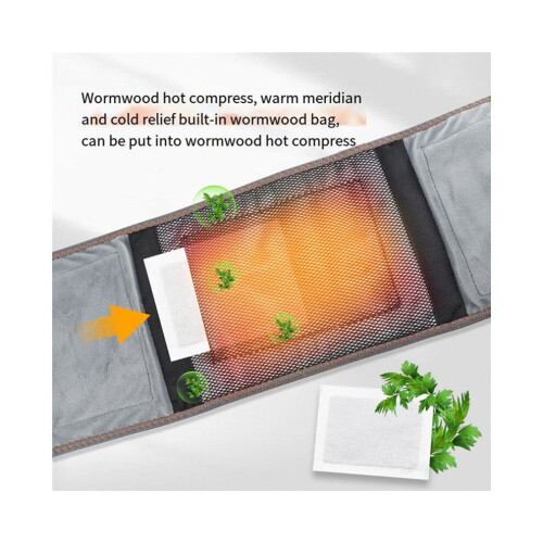 Rechargeable Heating Massage Belt Warm Compress Heating Belt Controller Red Light Heating Belt Warmer 2