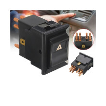 2x 7-pins zwarte waarschuwingslamp voor 90 110 130 Yuf101490