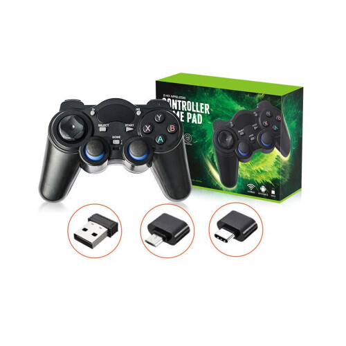 Draadloze USB-gamecontroller voor pc (Windows XP/7/8/10), PS3 en Android. 1