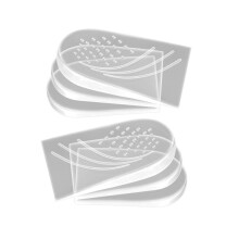 Adjustable 3-Layer Height Increase Insoles, Adjustable XO-Style Legs for Leg Length Discrepancy-S