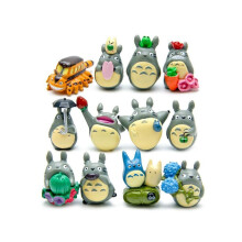 12 stuks/set My Neighbor Totoro tuindecoratie anime actiefiguurtjes