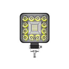 LED-työvalot kuorma-autoon ja traktoriin, 3 tuuman neliönmuotoiset LED-valopalkit vedenpitävällä LED-maastovalopalkilla