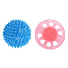 Spiky Massage, 7,5 cm (Sky) & Squeeze and Flex Finger Extension Trainer Therapy Stress Training